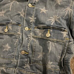 Lularoe Kenny small Denim Star-Patterned Jacket new with tags rare find